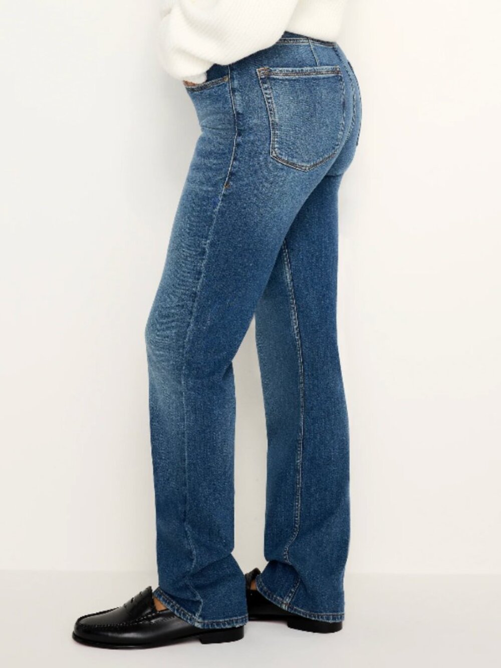 Good American Good Icon Straight leg Jeans Women's 15